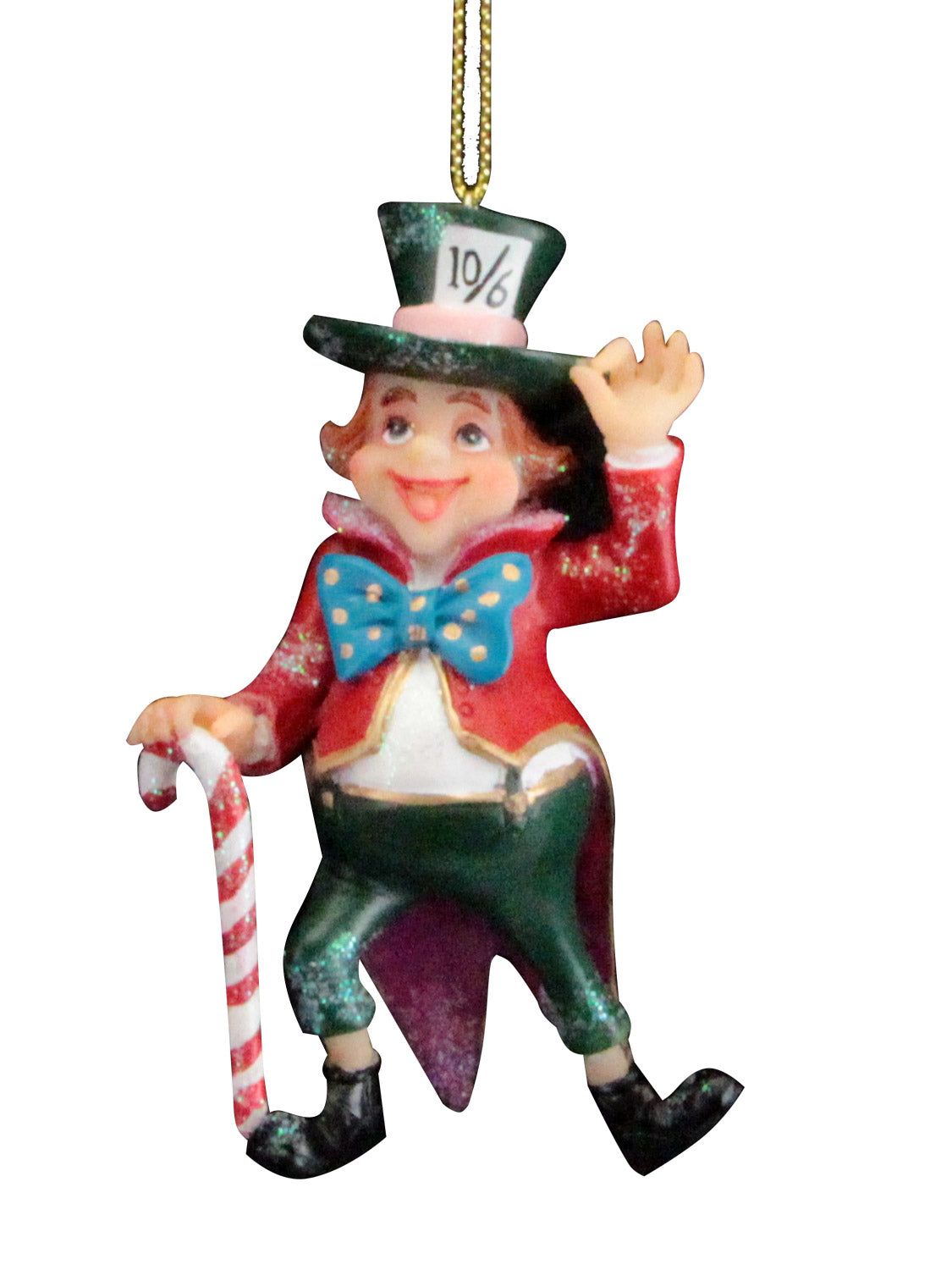 Mad Hatter Resin Hanging Decoration - Brambles Gift Shop