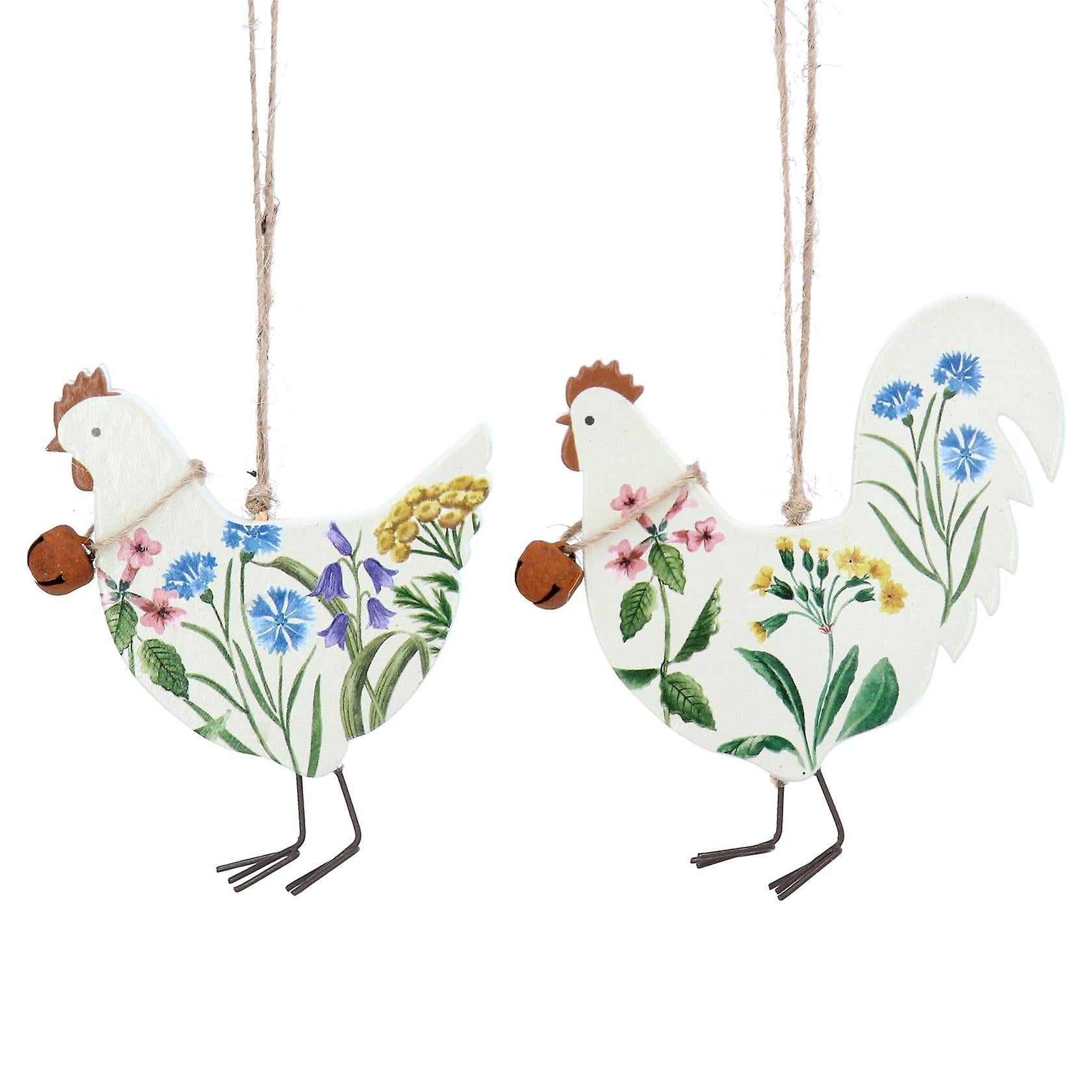 Primavera Wooden Hen - Brambles Gift Shop