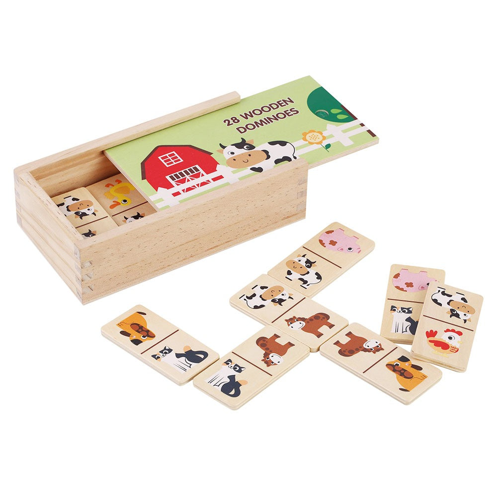 Farm Reversible Dominoes - Brambles Gift Shop