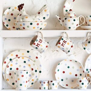 Polka Dot 6 1/2" Plate - Brambles Gift Shop
