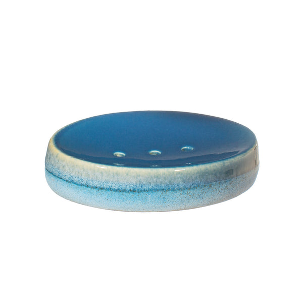 Mojave Glaze Blue Soap Dish - Brambles Gift Shop