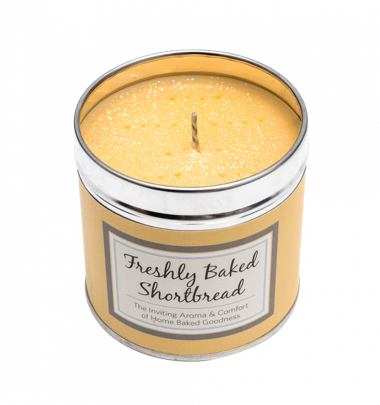 Freshly Baked Shortbread Seriously Scented Candle Tin - Brambles Gift Shop