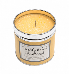 Freshly Baked Shortbread Seriously Scented Candle Tin - Brambles Gift Shop