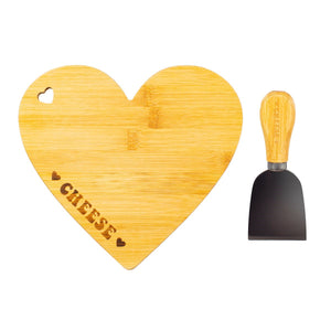Bamboo Cheese Board & Knife Set  - Eco Friendly & Sustainable - Brambles Gift Shop