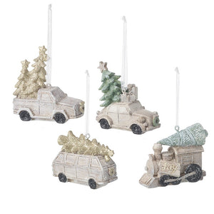 Vehicle Carrying Tree Hanging Decoration - Brambles Gift Shop