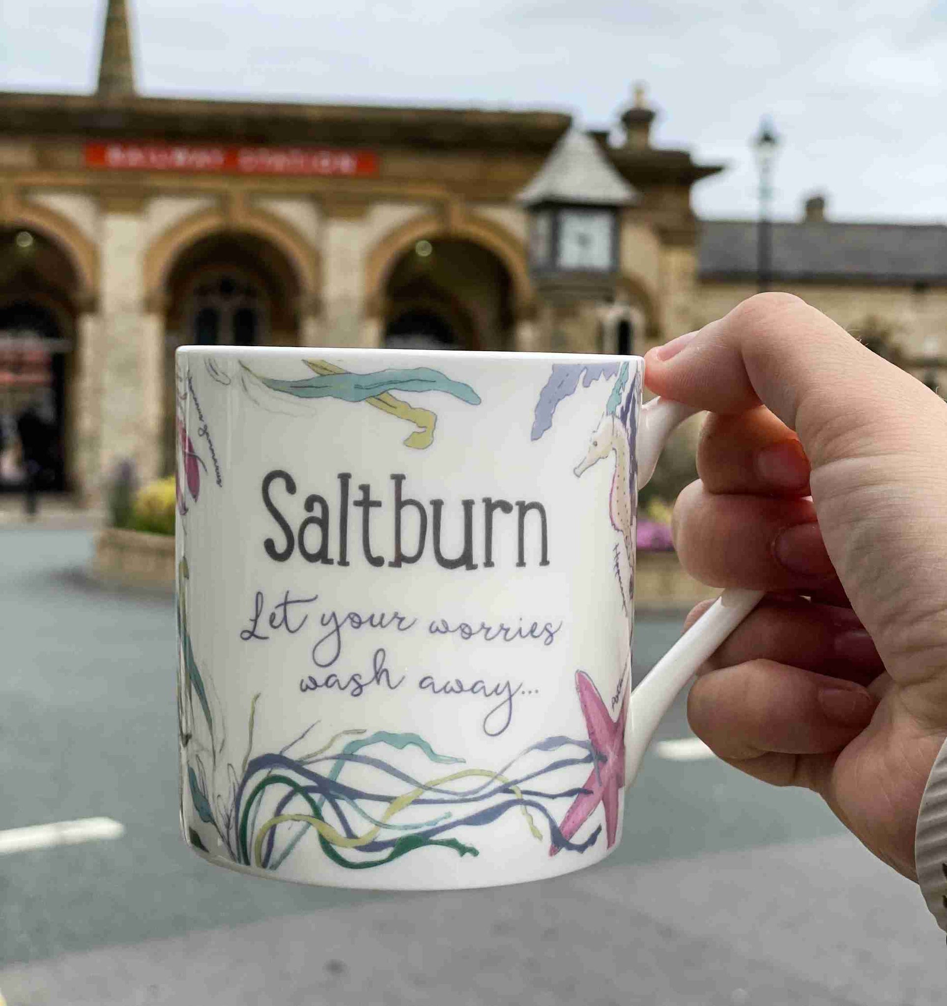 Saltburn Seaside Mug - Brambles Gift Shop