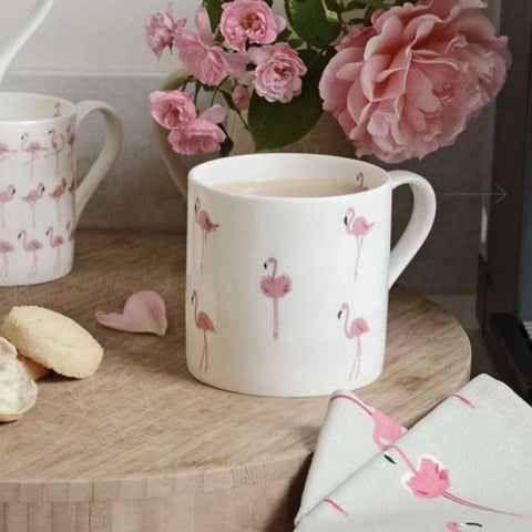 Flamingos Mug Large - Brambles Gift Shop