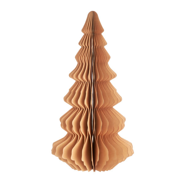Natural Honeycomb Paper Tree Standing Decoration - Brambles Gift Shop