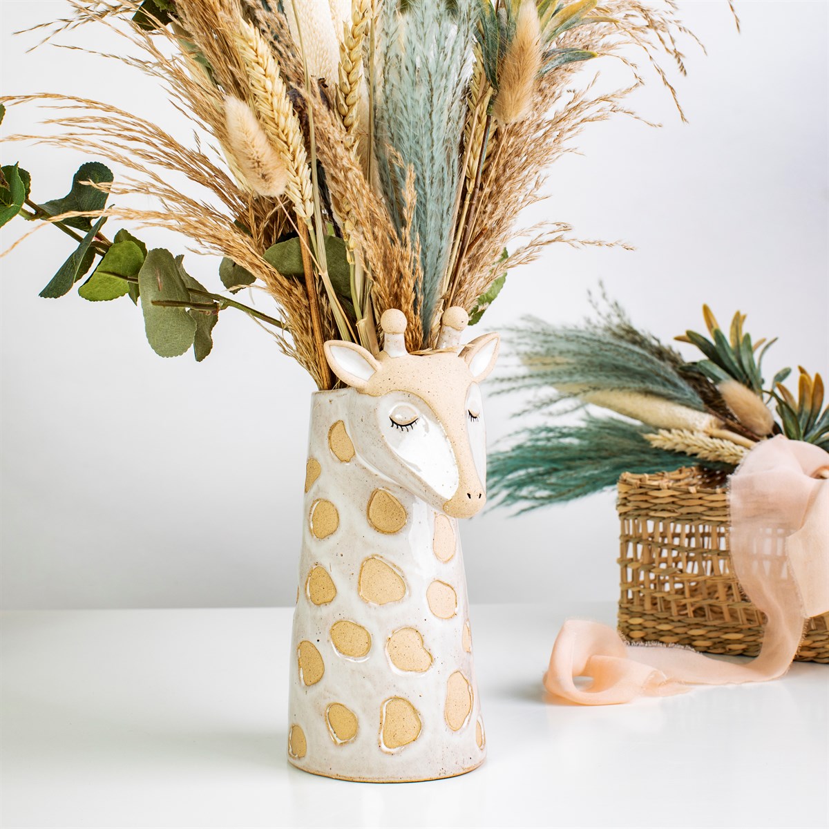 Gina Giraffe Vase - Brambles Gift Shop