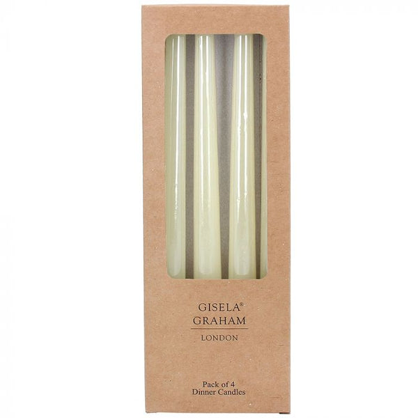 Cream Taper Candles - Brambles Gift Shop
