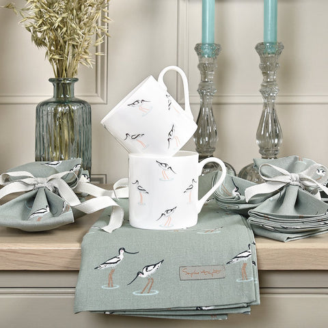 Coastal Birds Mug Large - Brambles Gift Shop