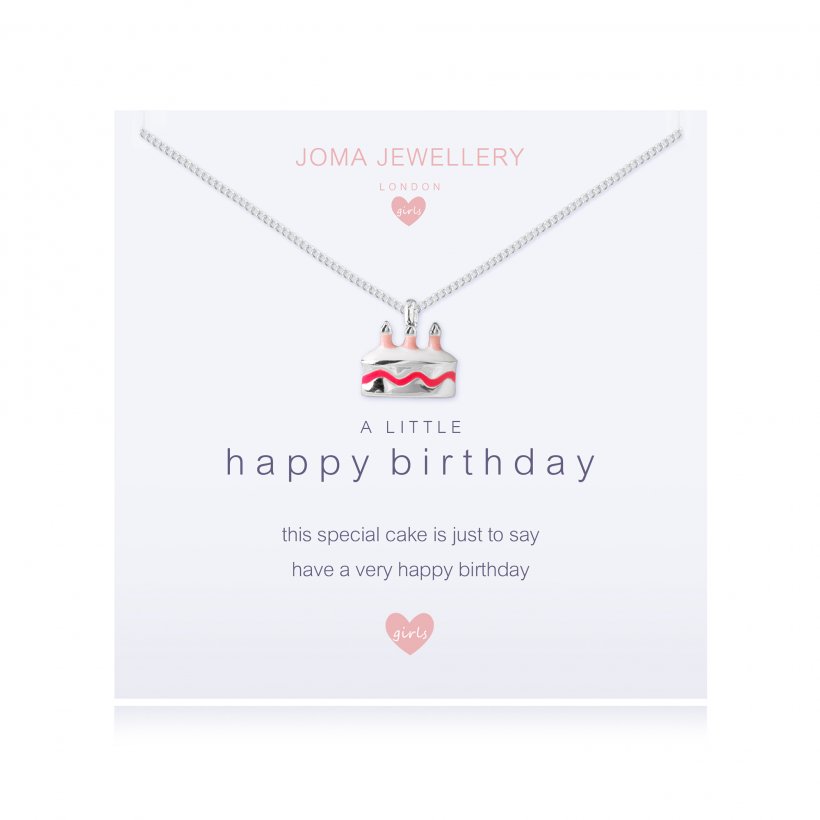 Children's A Little Happy Birthday Necklace - Brambles Gift Shop