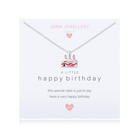 Children's A Little Happy Birthday Necklace - Brambles Gift Shop