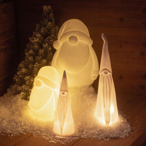 Light Up White Gonk - Brambles Gift Shop
