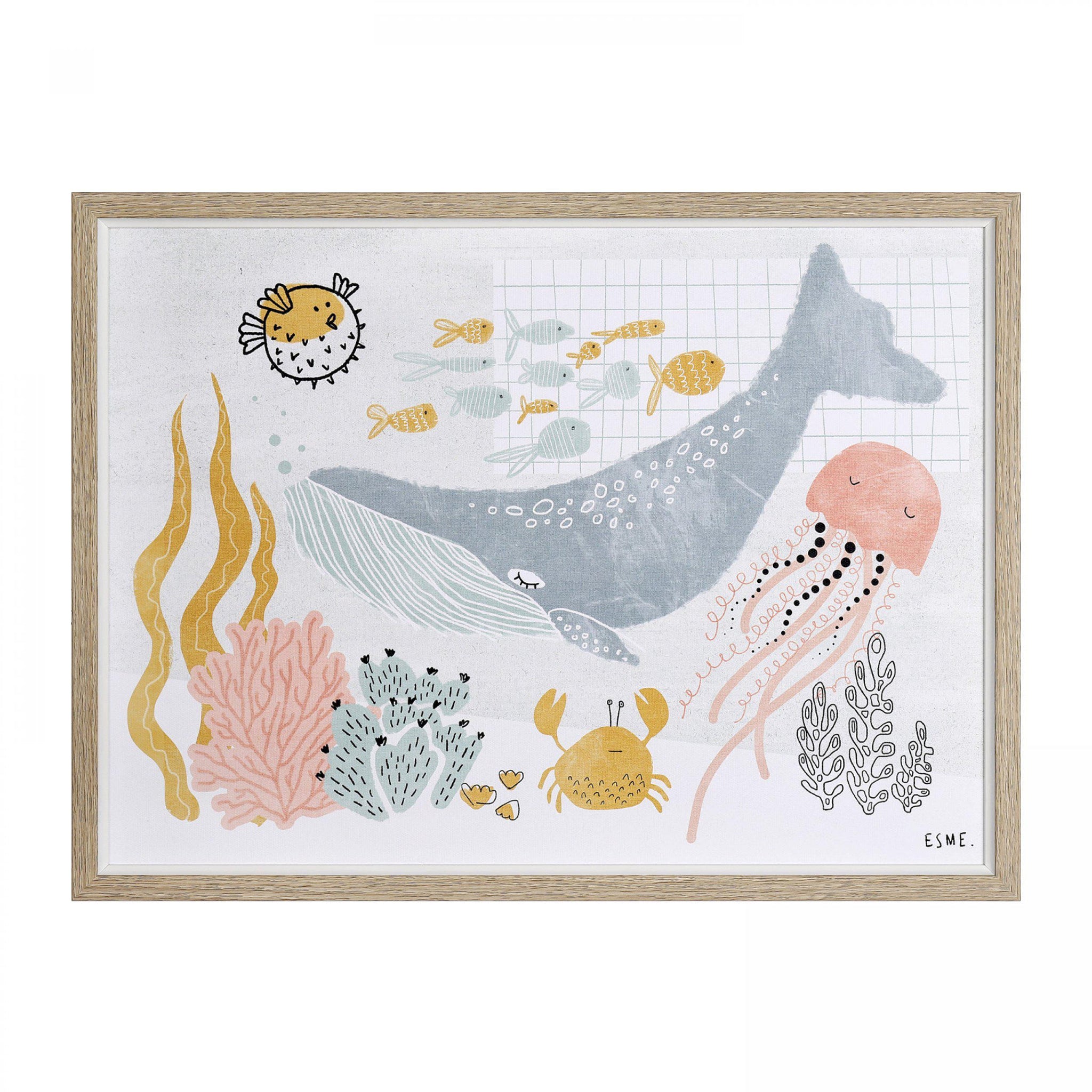 Under The Sea Framed Print - Brambles Gift Shop