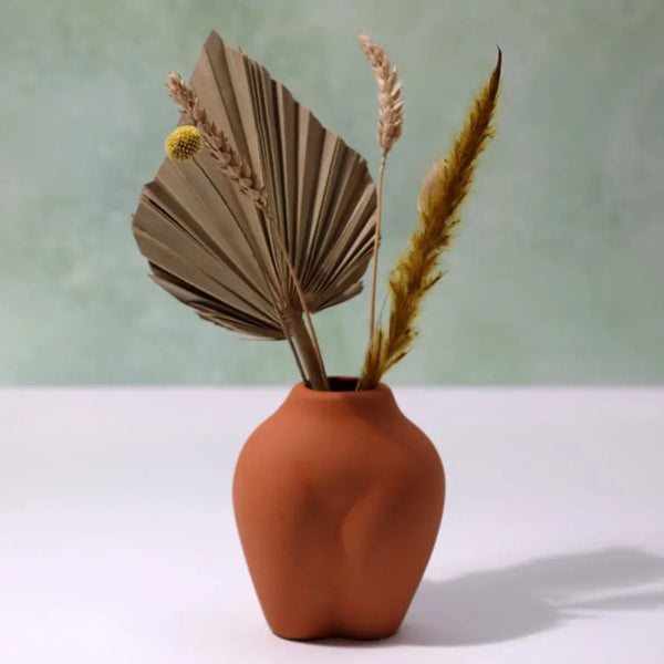 Terracotta Hips Vase - Brambles Gift Shop