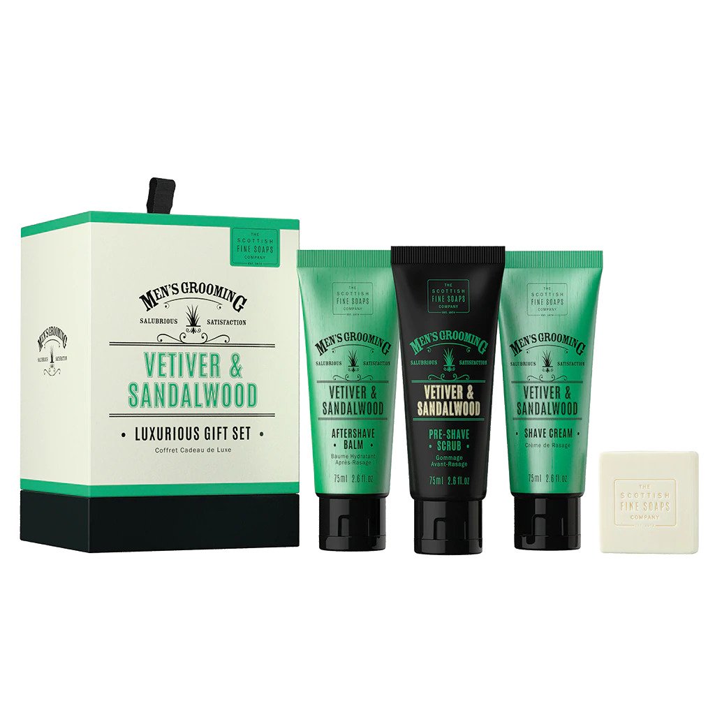 Vetiver and Sandalwood Luxurious Gift Set - Brambles Gift Shop