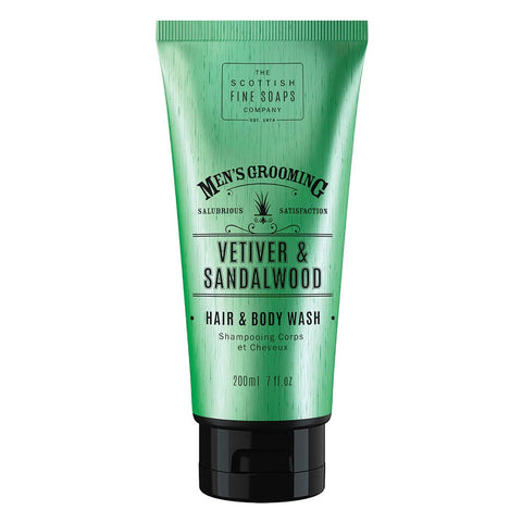 Vetiver and Sandalwood Hair and Body Wash - Brambles Gift Shop