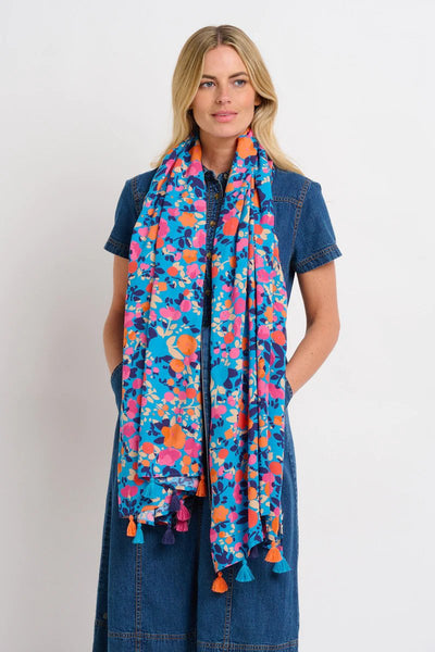 Brakeburn Bloom Floral Scarf - Brambles Gift Shop