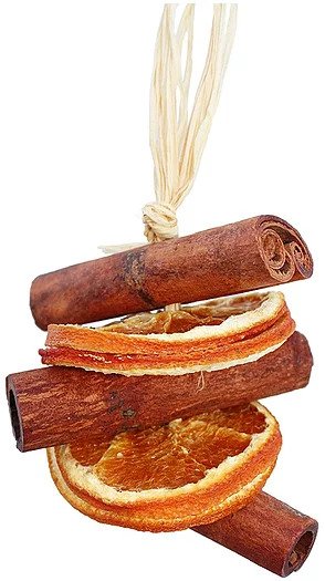 Cinnamon & Orange Scented Tree Decoration - Brambles Gift Shop