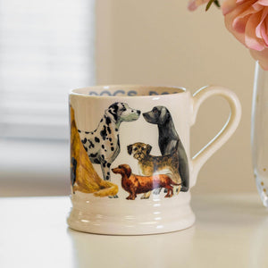 Dogs All Over 1/2 Pint Mug - Brambles Gift Shop