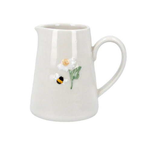 Bee and Daisy Ceramic Mini Jug - Brambles Gift Shop