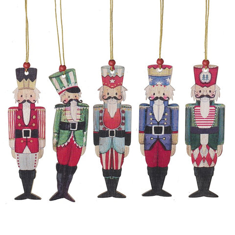 Wooden Hanging Nutcrackers - Brambles Gift Shop