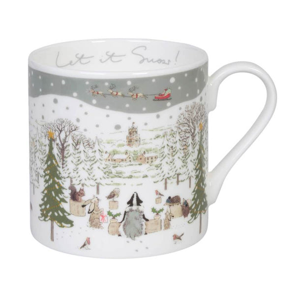 Festive Forest Mug Large - Brambles Gift Shop