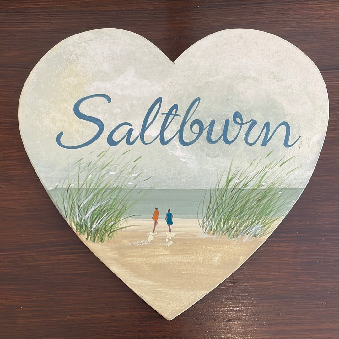 Handmade Local Wooden Heart - Brambles Gift Shop