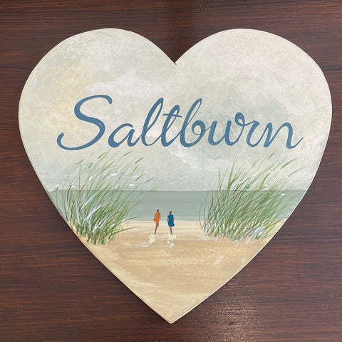 Handmade Local Wooden Heart - Brambles Gift Shop