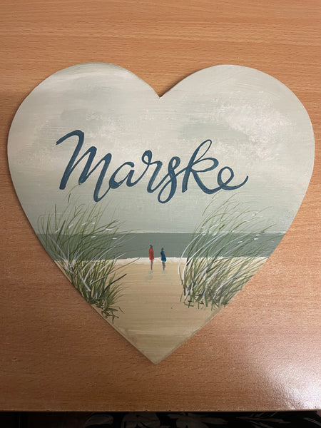 Handmade Local Wooden Heart - Brambles Gift Shop