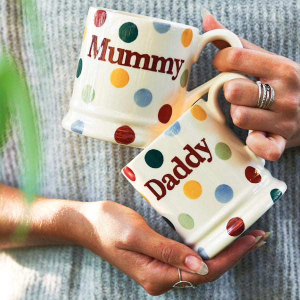 Polka Dot Daddy Mug - Brambles Gift Shop
