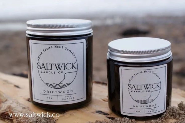 Saltwick Driftwood Candle - Brambles Gift Shop