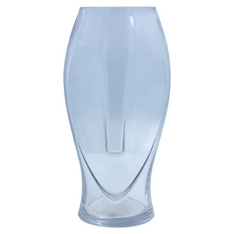 Clear Face Glass Vase - Brambles Gift Shop